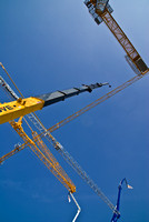 Metal cranes. Photographed by Maurizio Riccio