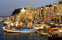 Procida Island port, near Naples, Italy. Photographed by Maurizio Riccio