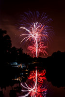 4th fireworks on the canal